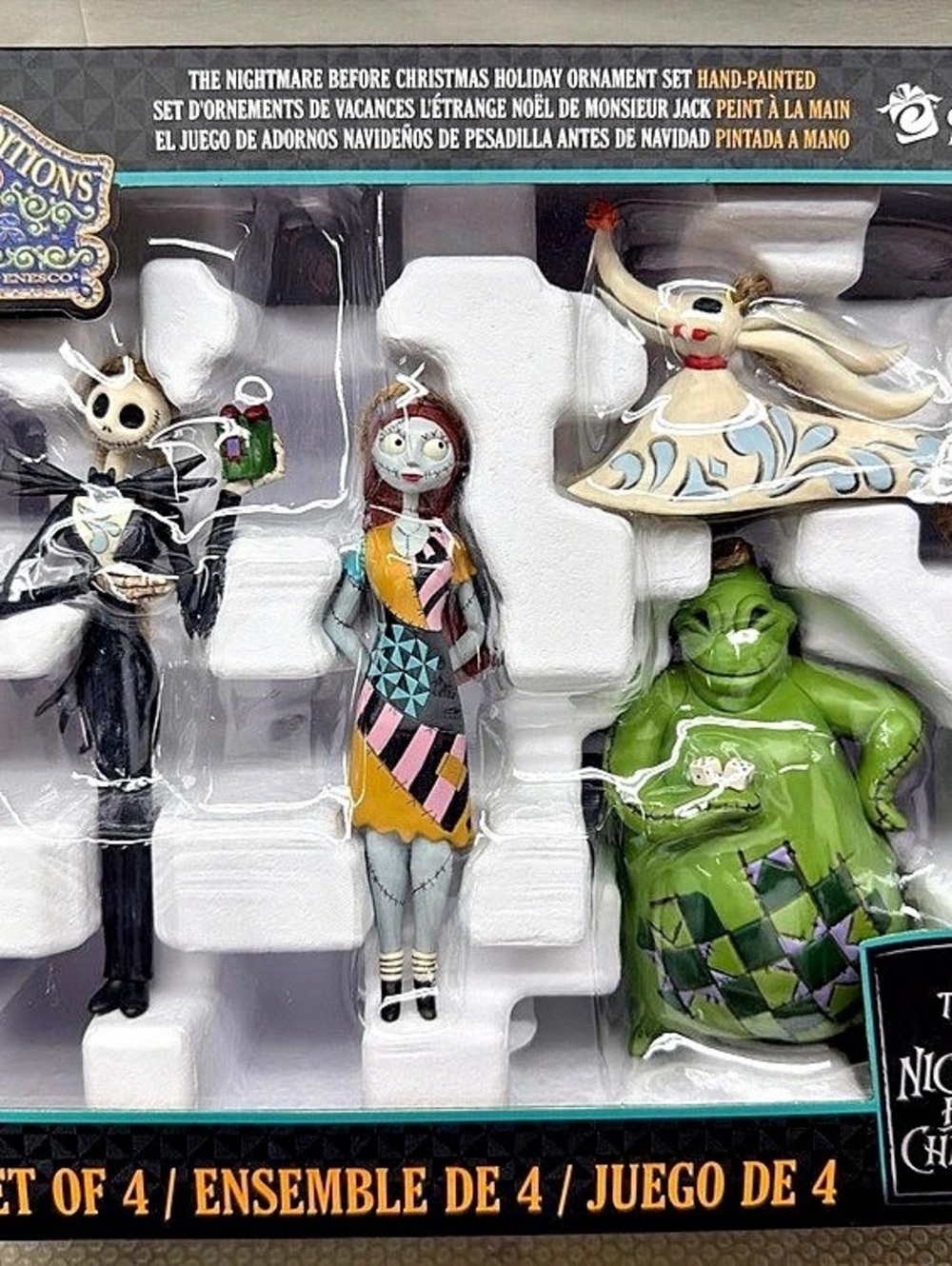 Disney The Nightmare Before Christmas Set of 4 Traditions Set of 4